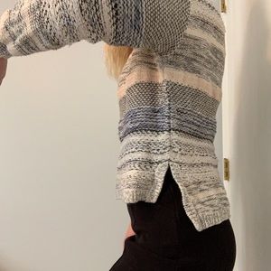 textured chaps sweater